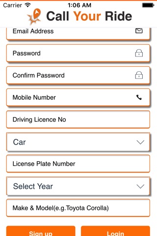 Call Your Ride - Partner screenshot 3