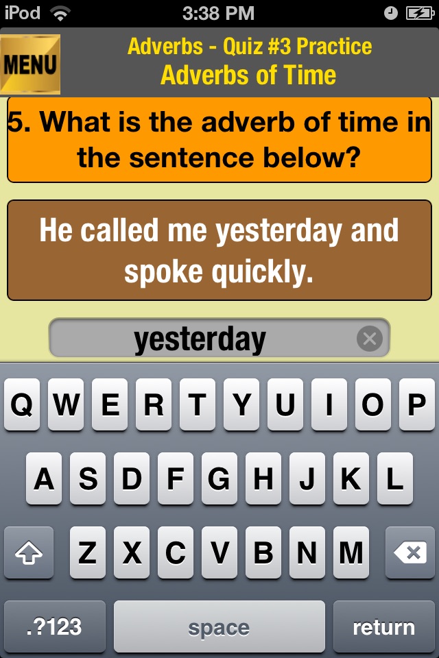 easyLearn Adverbs in English Grammar screenshot 4