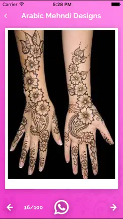 Indian & Arabic Mehndi Designs & Photos Offline iPhone image 1