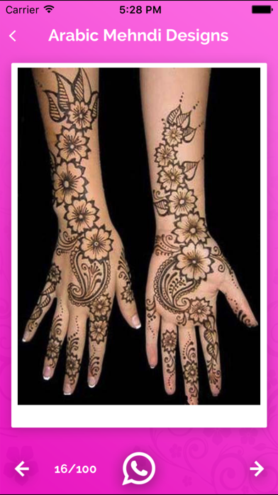 Indian & Arabic Mehndi Designs & Photos Offlineのおすすめ画像1