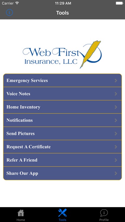 WebFirst Insurance screenshot-3