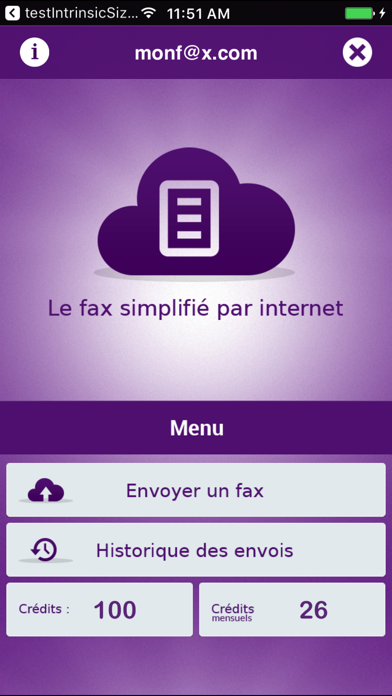 Screenshot #1 pour MonFax