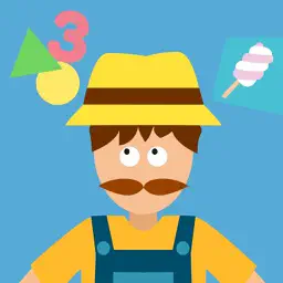 Math Tales The Farm: Rhymes and maths for kids app icon