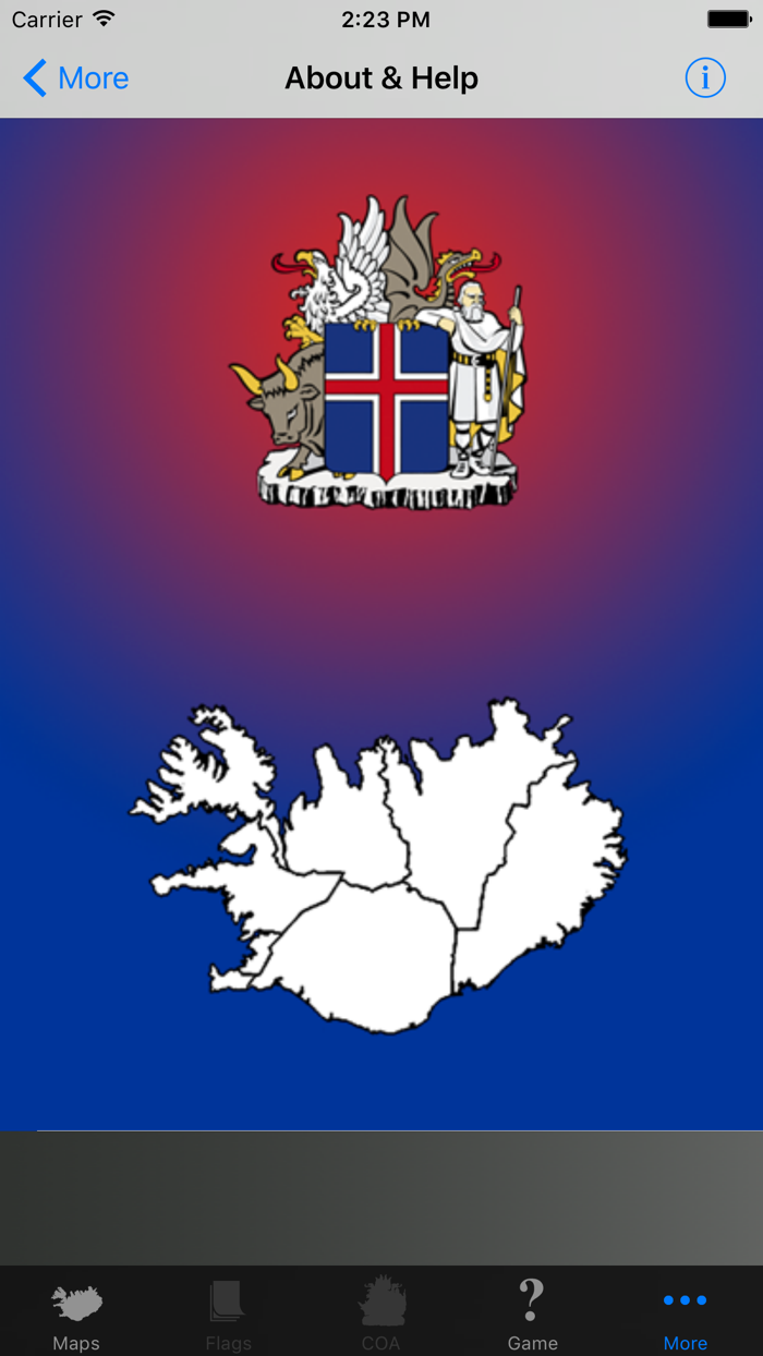 Iceland Region Maps and Capitals