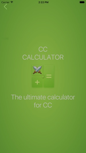 CC Calculator