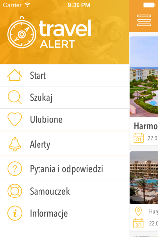 TravelAlert - last minute screenshot 2