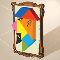 Kids Learning Puzzles Portraits Tangram Playtime