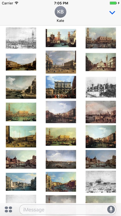 Canaletto Artworks Stickers screenshot-3