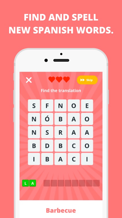 WordUp! The Spanish Word Game screenshot-0