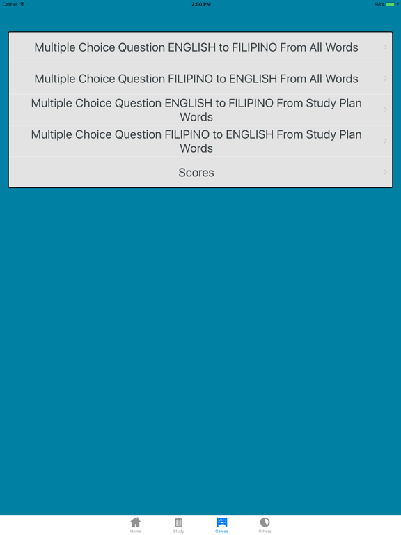 Tagalog diksyunaryo iPad screenshot