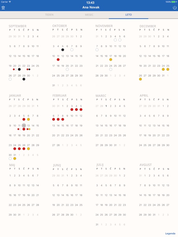 Screenshot #6 pour eAsistent za učitelja