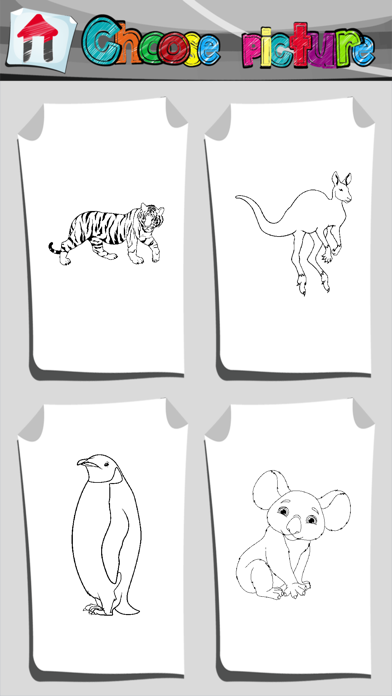 How to cancel & delete Zoo Animals Coloring Book from iphone & ipad 2