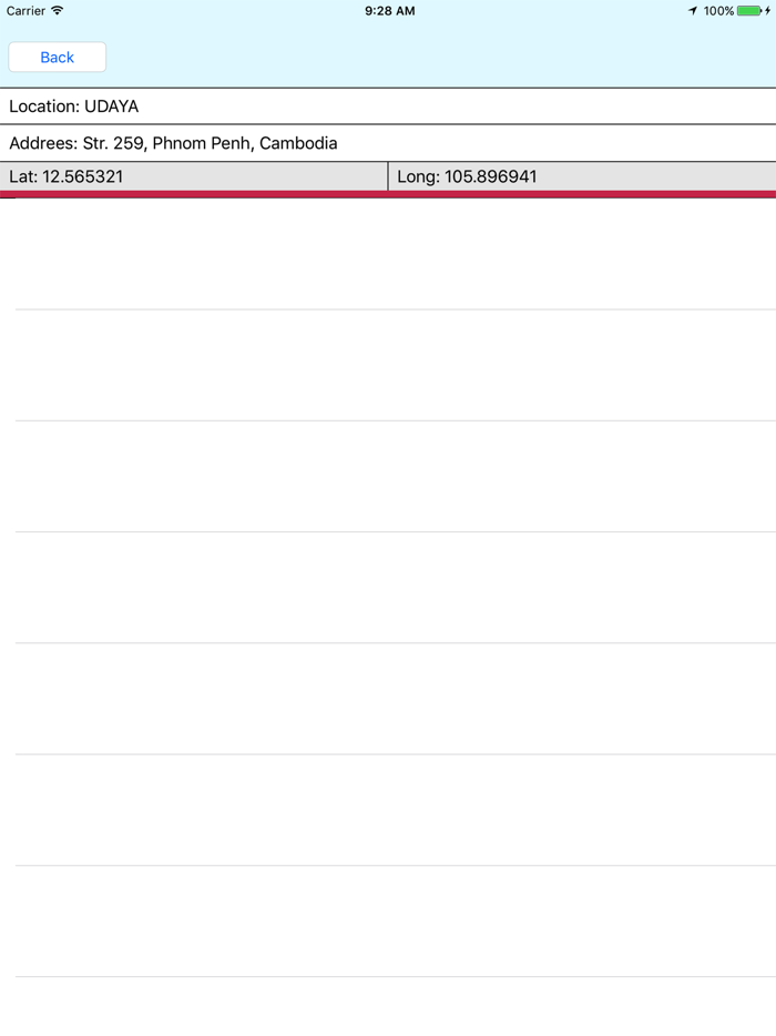 Save My Current Location