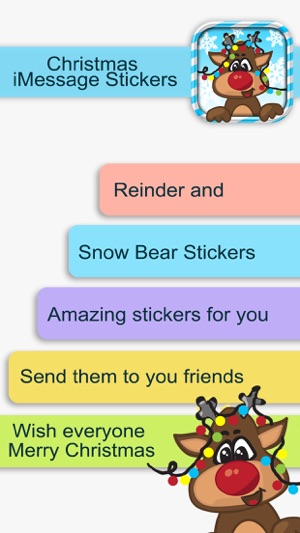 聖誕 贴纸 對於 iMessage 有趣 發短信(圖1)-速報App