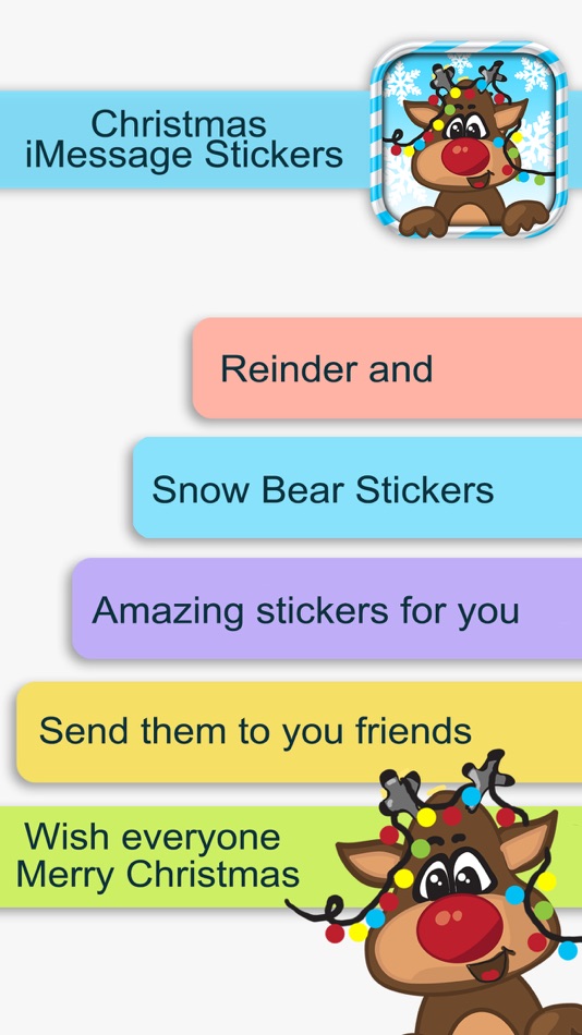 Christmas Stickers for iMessage - Fun Text.ing - 1.0 - (iOS)