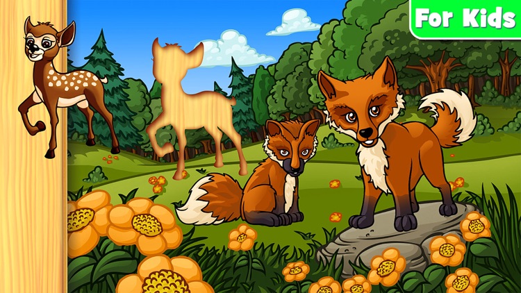 The best Forest Animals Puzzle for Preschool Kids