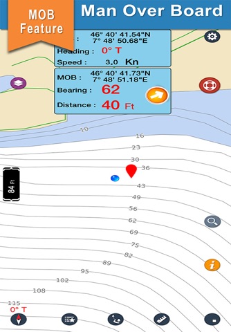 Huron Lake GPS offline nautical chart for boaters screenshot 3