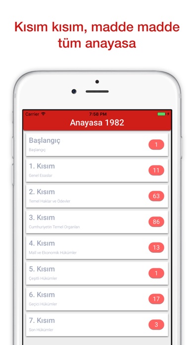 Screenshot #1 pour Anayasa 1982