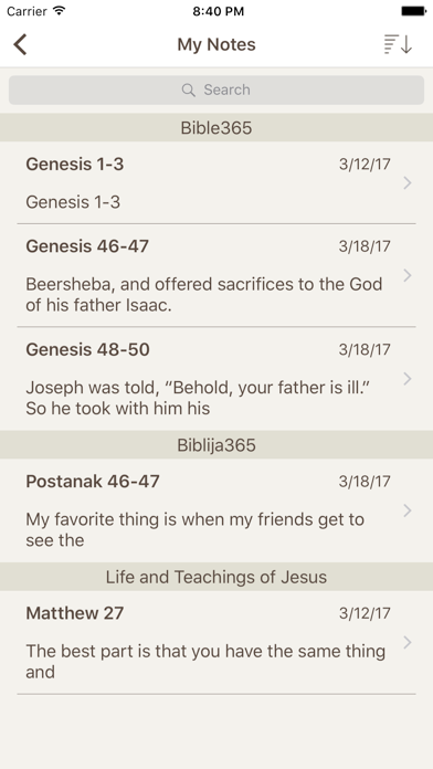 App screenshot
