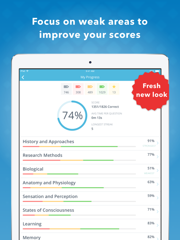 Screenshot #4 pour Intro to Psychology Mastery