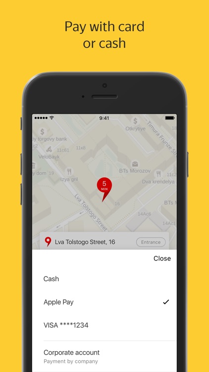 Yandex.Taxi — order taxis online screenshot-4