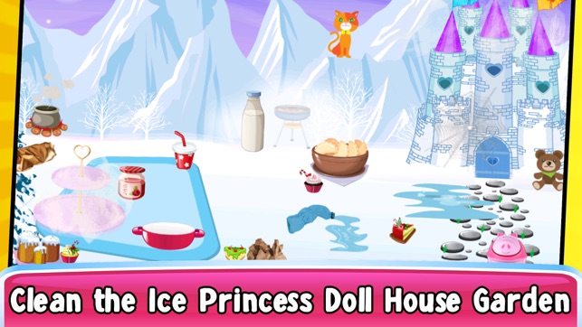 Ice Princess Doll House Cleaning Games(圖5)-速報App