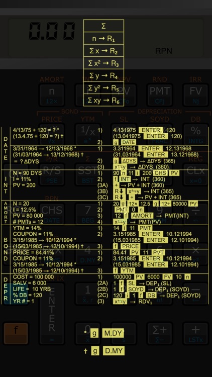Touch Fin Palladium RPN financial calculator screenshot-3