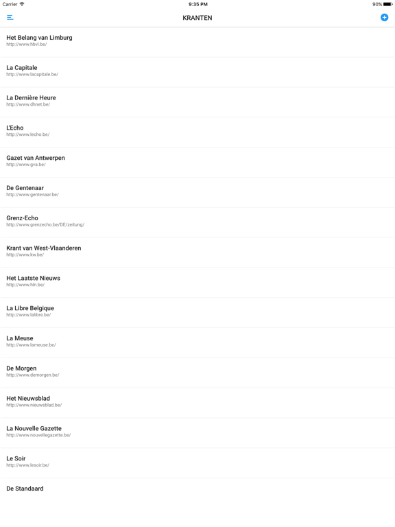 Screenshot #4 pour BELGISCHE KRANTEN EN TIJDSCHRIFTEN