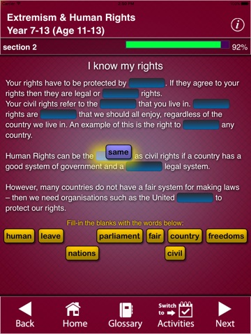 Extremism and Human Rights - Year7-13 (Ages 11-18) screenshot 4