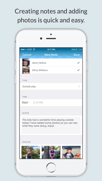 NannyNotes (Daily sheet for parents & nannies)