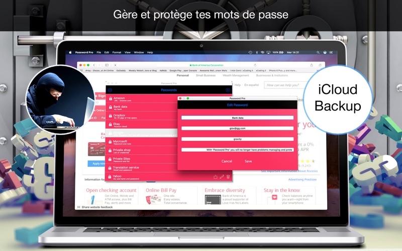 Screenshot #2 pour Mot de passe Pro .