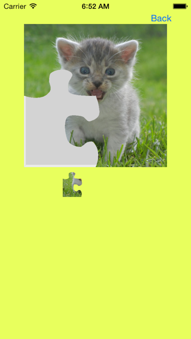 Screenshot #2 pour Kitten Jigsaw Puzzles