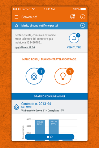 EtraEnergia App gas e luce screenshot 3