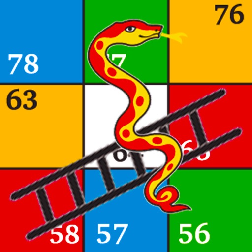 Snakes n Ladders - original board game classic icon
