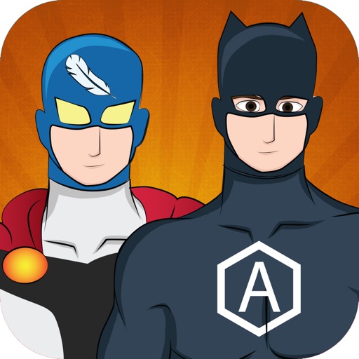 Create your own Super-Hero Justice Man Dress-Up Icon