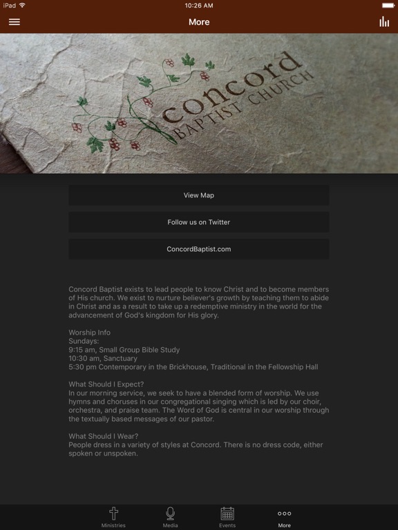 Screenshot #6 pour Concord Baptist Church