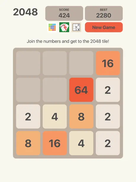 2048 Number Logic Games
