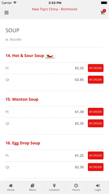 New Top's China - Richmond