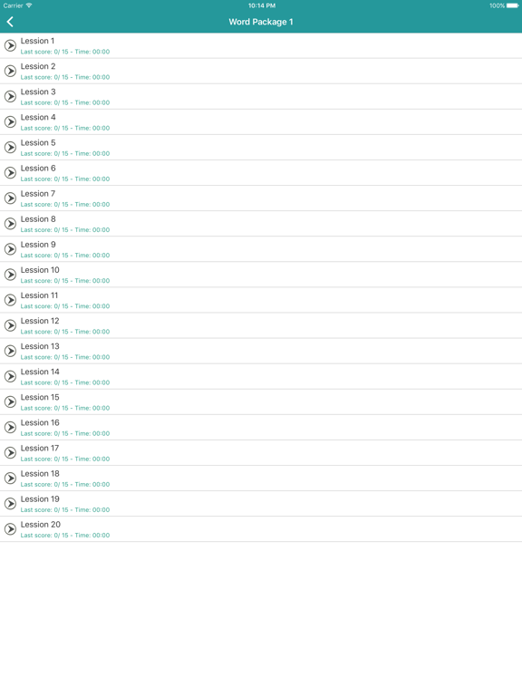 English Learner's Pocket Vocabulary iPad screenshot