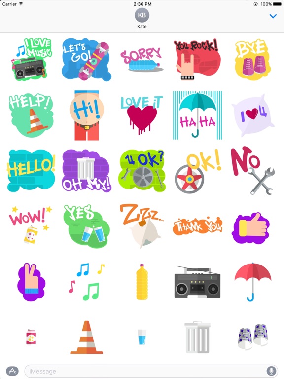 Screenshot #4 pour Street Music Stickers