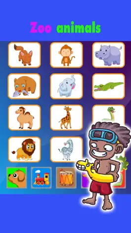 Game screenshot Образование детей Игры с животных Флэшкарточки hack