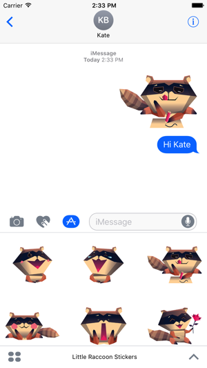 Little Raccoon Stickers