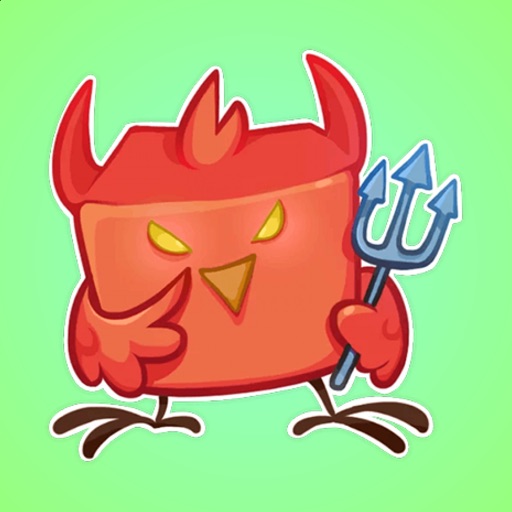 Angry Sparrow and Happy Bird Stickers iOS App