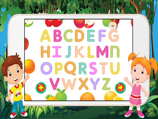 Screenshot #4 pour Abc alphabet fruit-veget trace flashcards pour