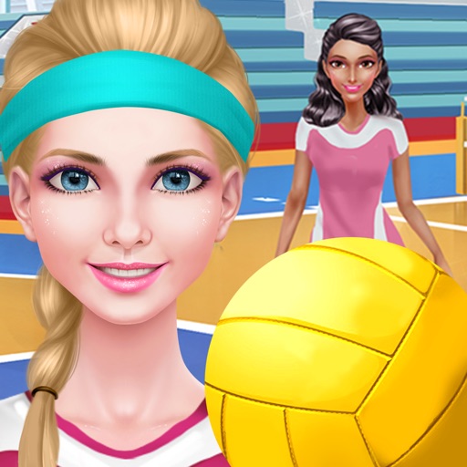 Back to School - First Class Volleyball Team Icon