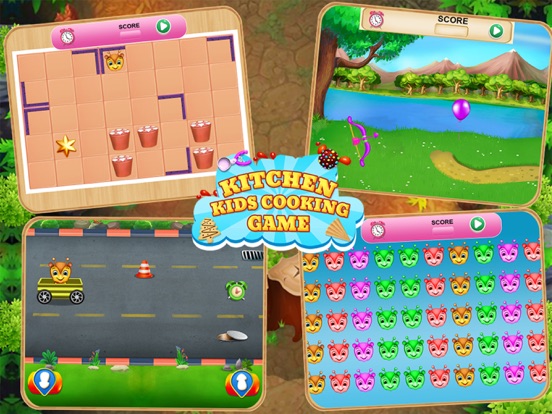 Kitchen Kids Cooking Game iPad screenshot