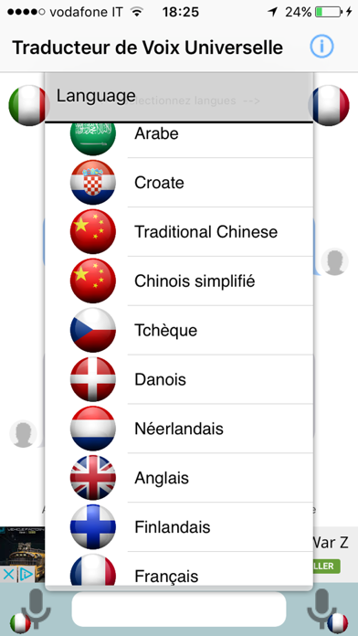 Screenshot #2 pour Traducteur Universelle