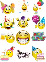 Birthday Emoticons ipad bilder 1