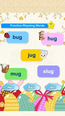 Game screenshot Easy Kindergarten Rhyming Words List With Examples apk