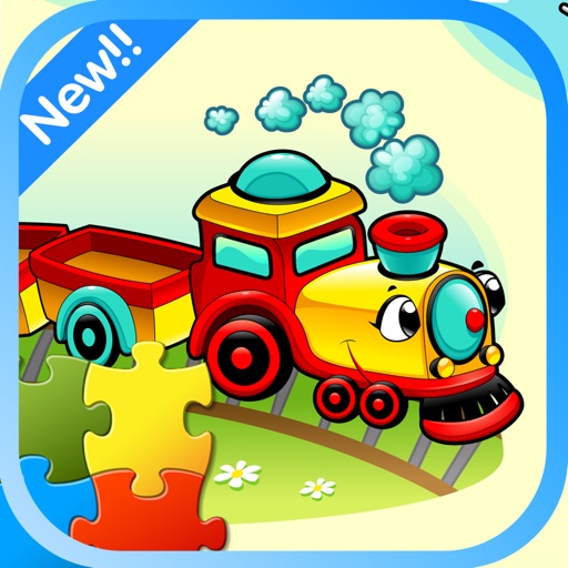 Lovely Train Jigsaw Puzzle Games -Train & friends Icon